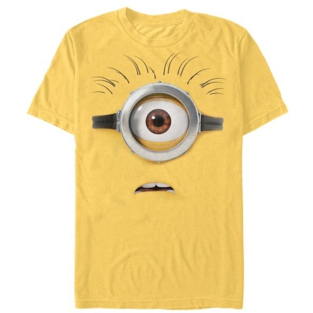 Despicable Me short sleeves yellow graphic tee S - Picture 1 of 7